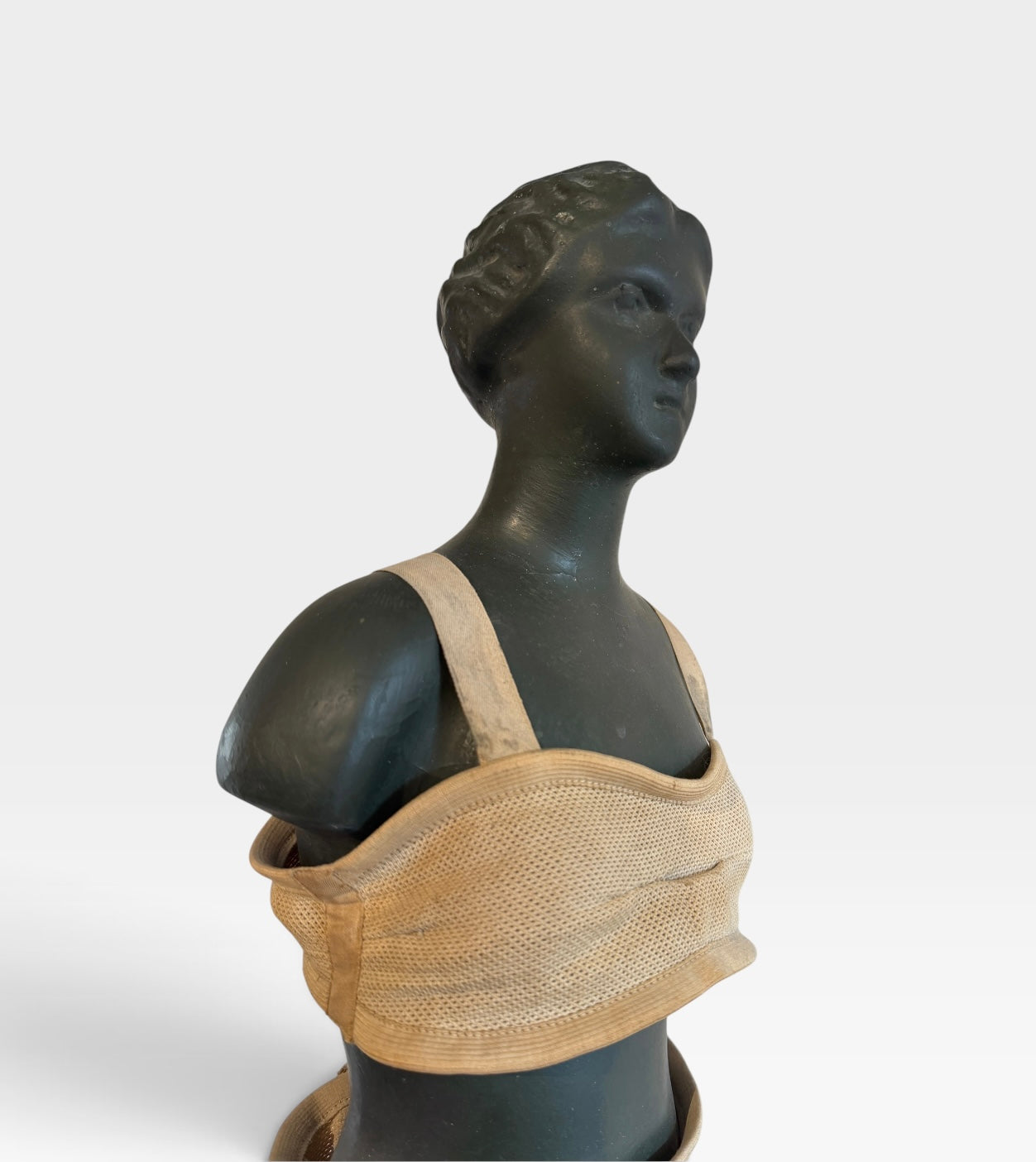1920s Art Deco Papier-Mâché Figure for Orthopedic Containment Belts