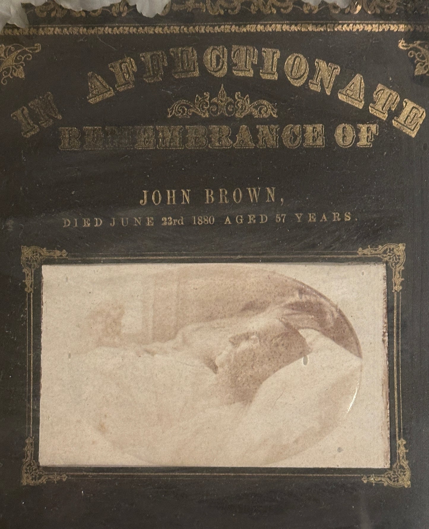 Victorian Momento Mori Shadow Box
