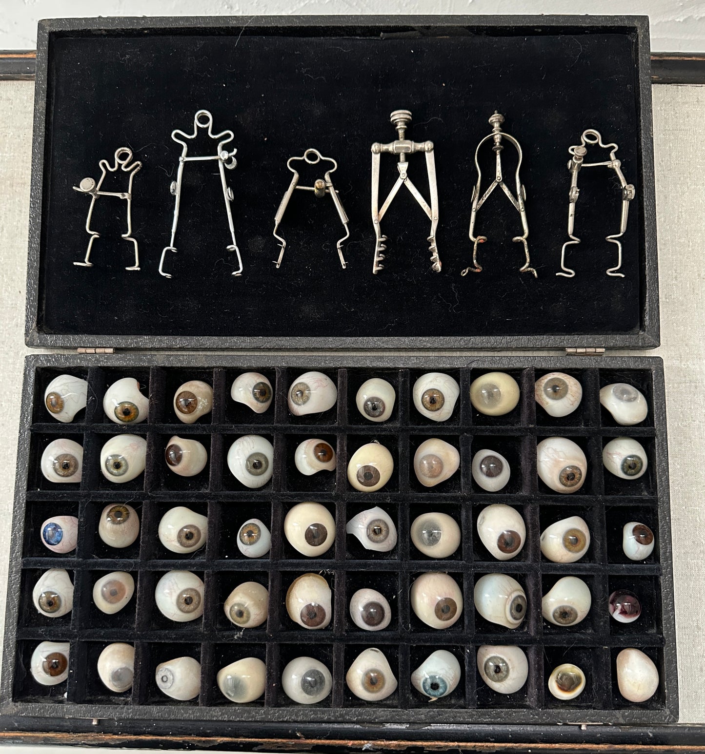 Medical Antique Glass Prosthetic Eyes