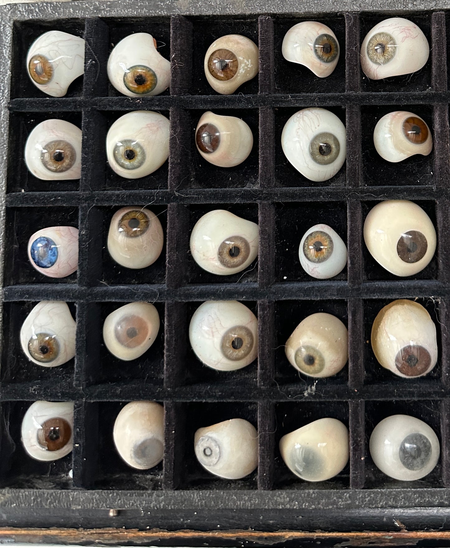 Medical Antique Glass Prosthetic Eyes