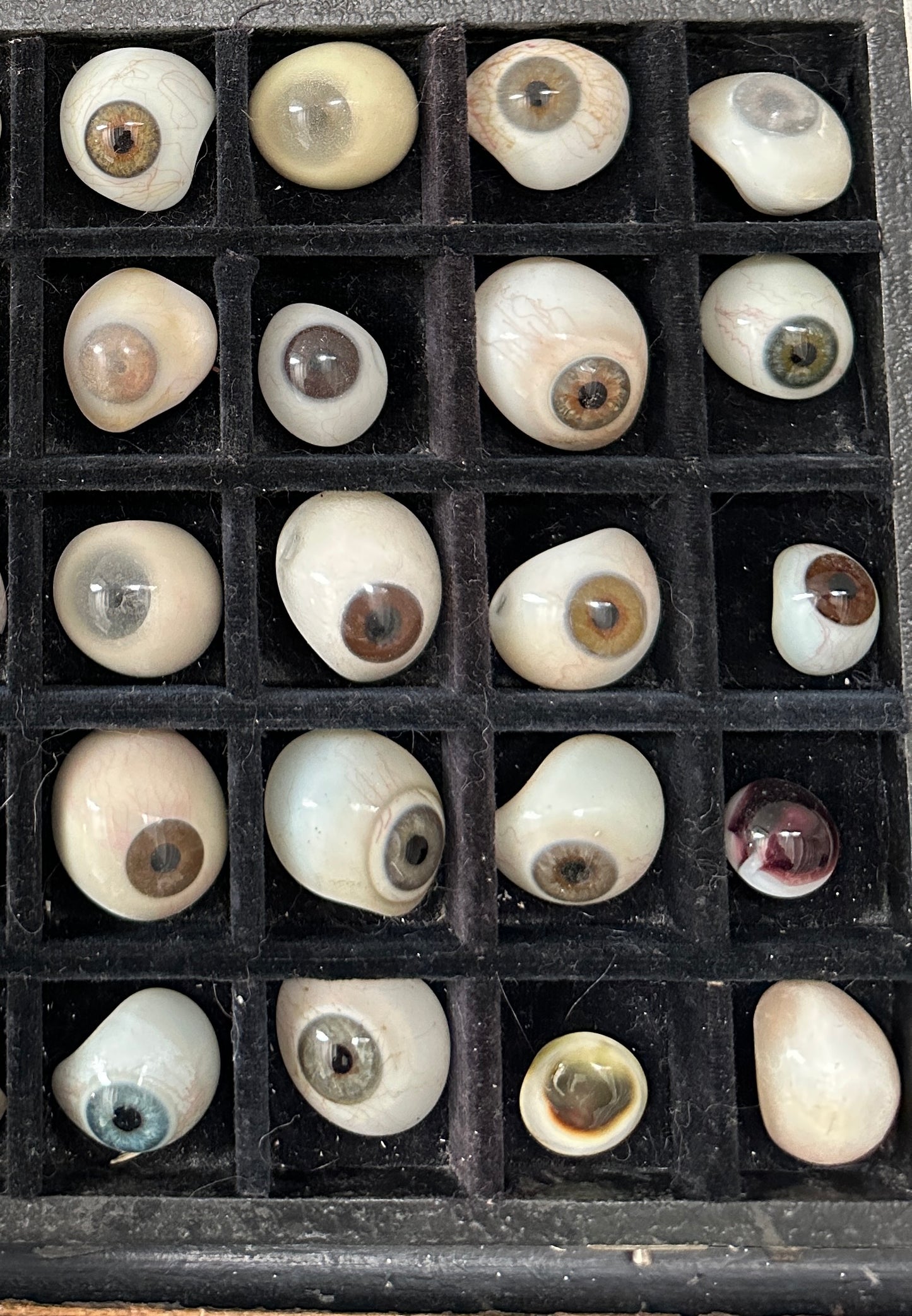 Medical Antique Glass Prosthetic Eyes