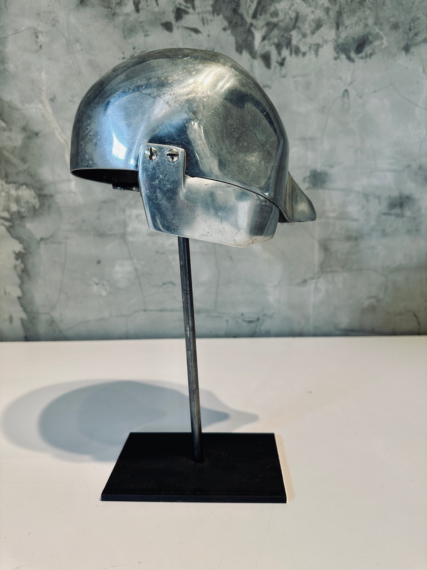Vintage Aluminum Dental Phantom Head