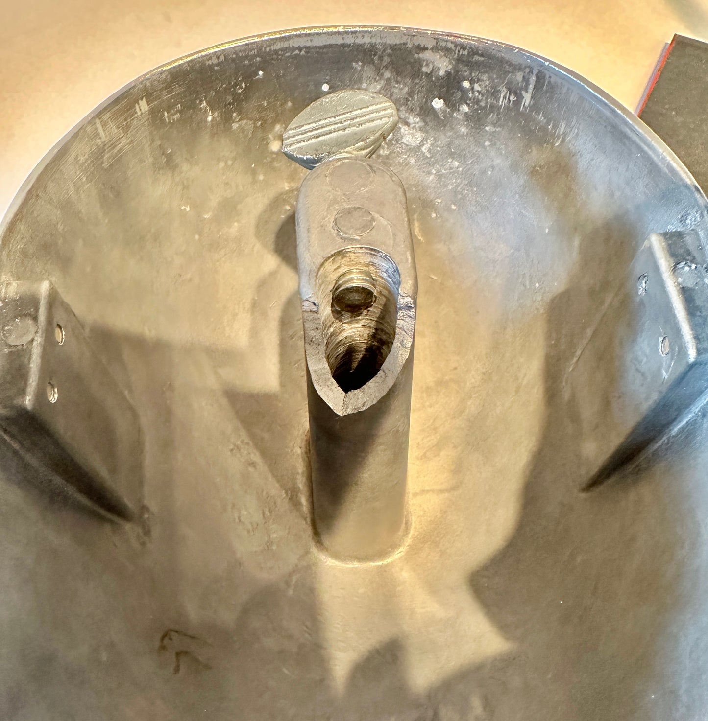 Vintage Aluminum Dental Phantom Head