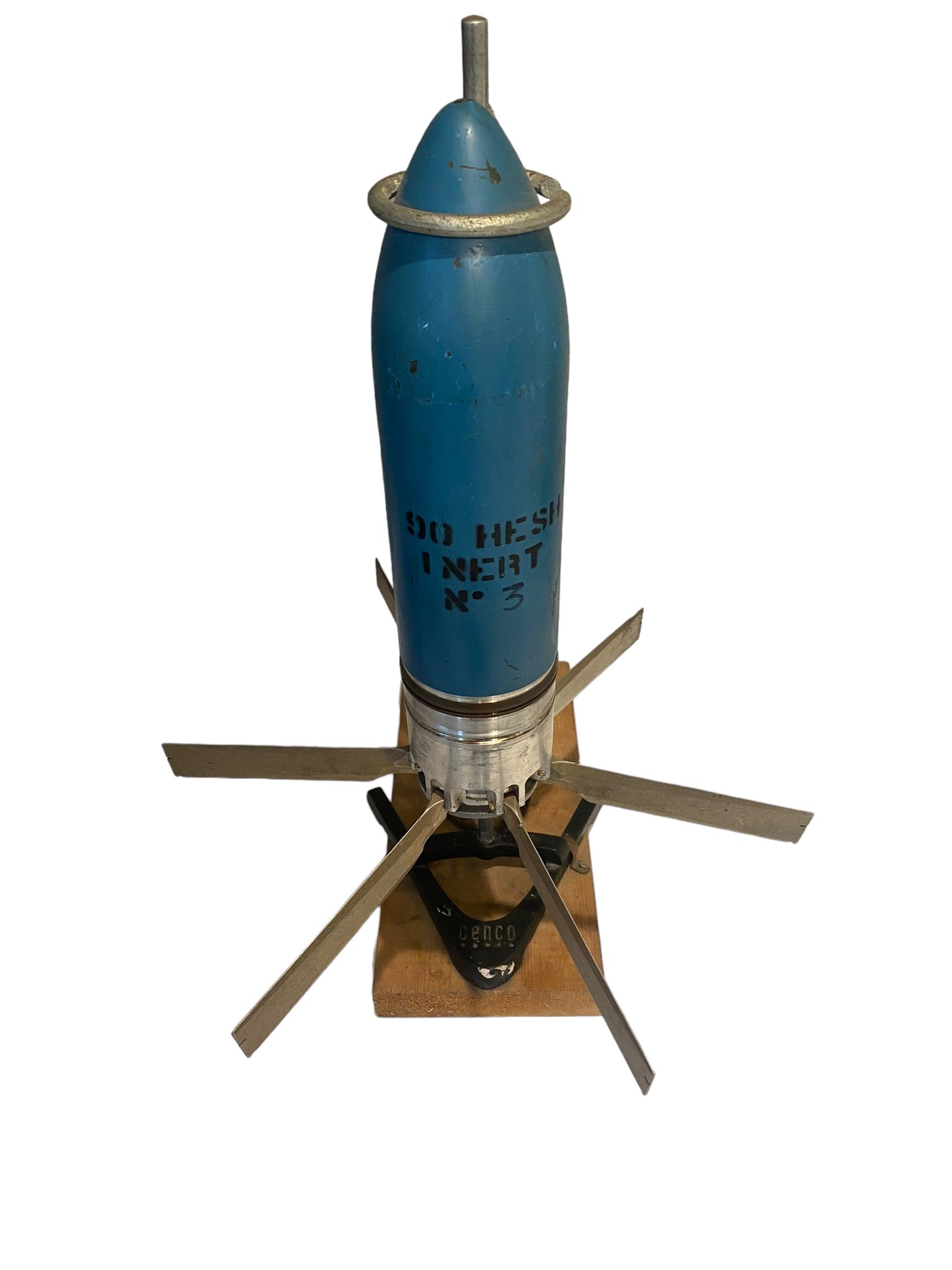 Blue Inert Practice Bomb