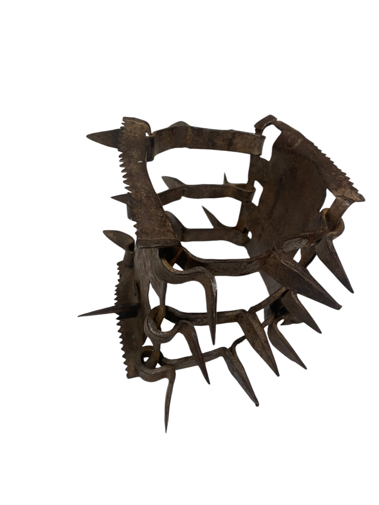 Authentic Cast Iron Wolf Dog Collar (Roccale / Carlanca)