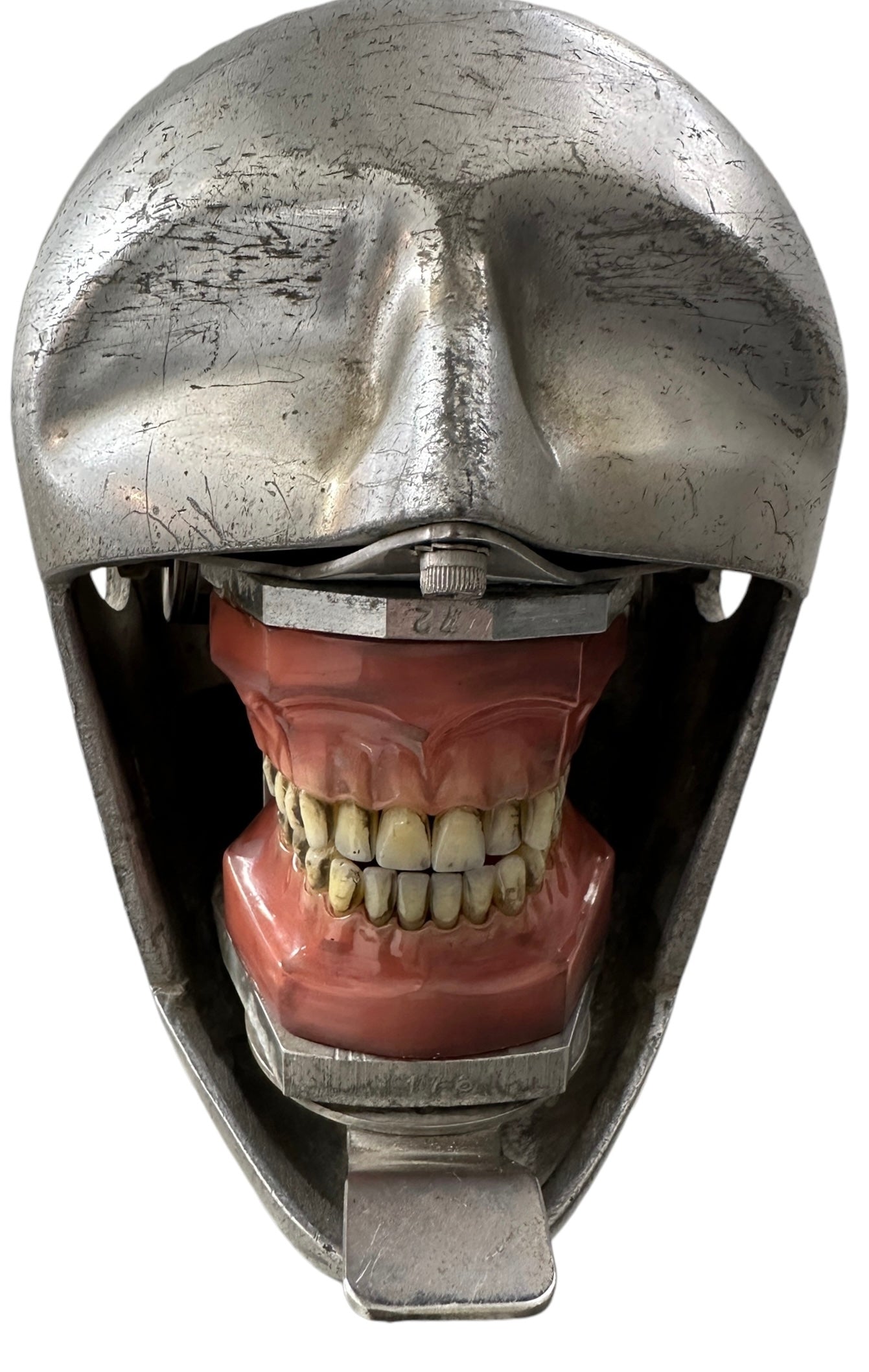 Rare Aluminum Dental Phantom Head