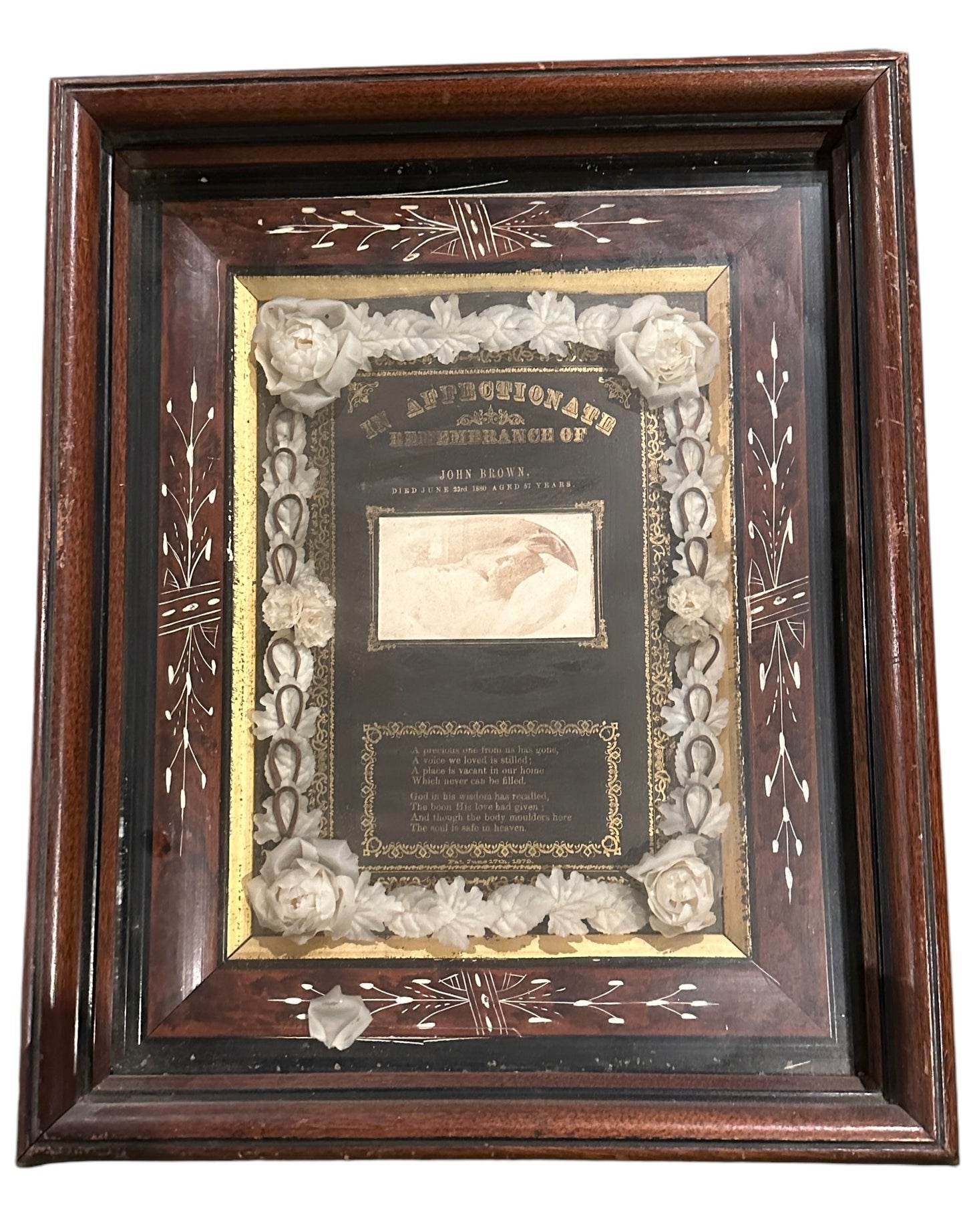 Victorian Momento Mori Shadow Box