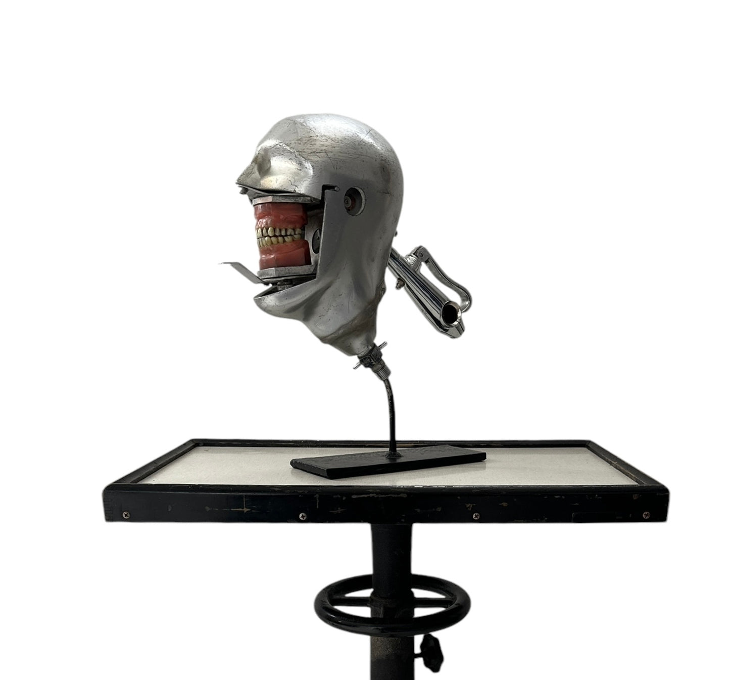 Rare Aluminum Dental Phantom Head