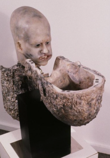 Mark Prent Drawing: Study for Exploding Head 1989