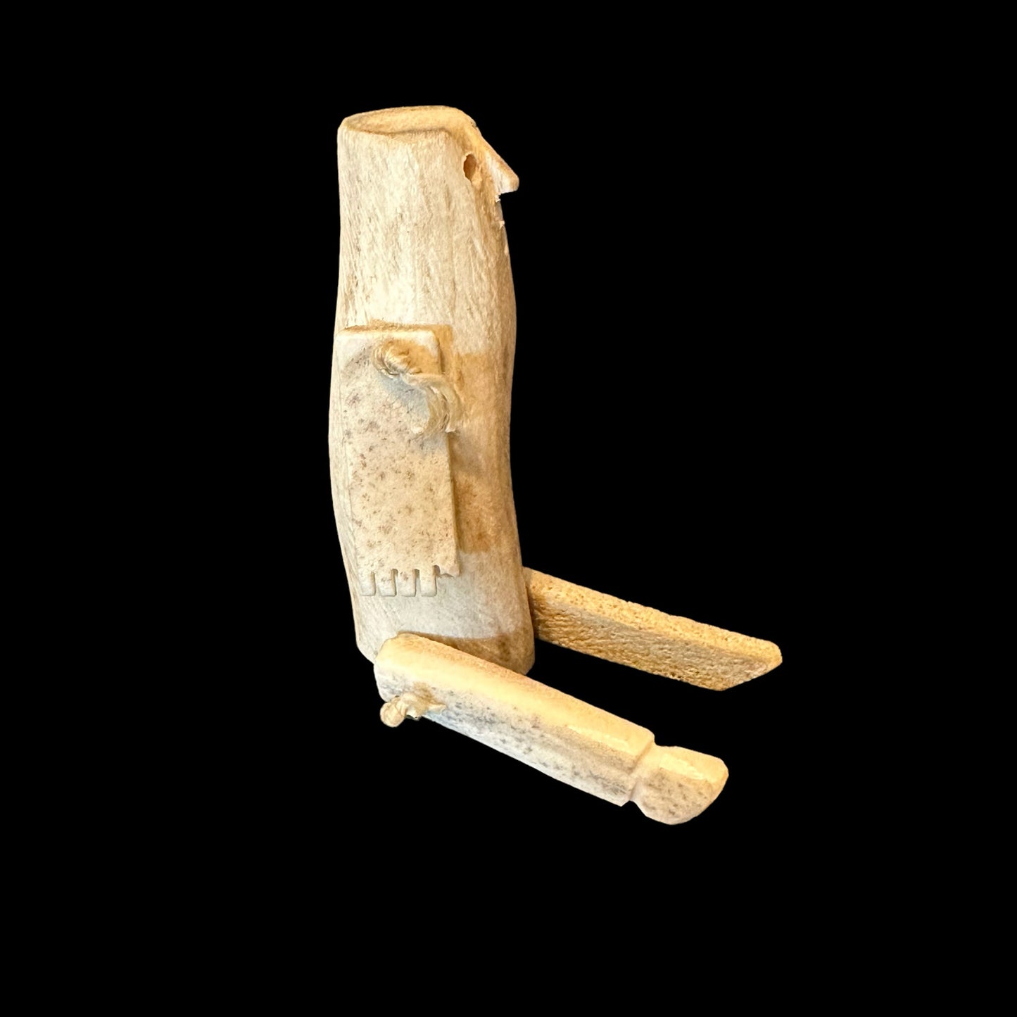 Inuit Arctic Region Folk Art Bone Figure