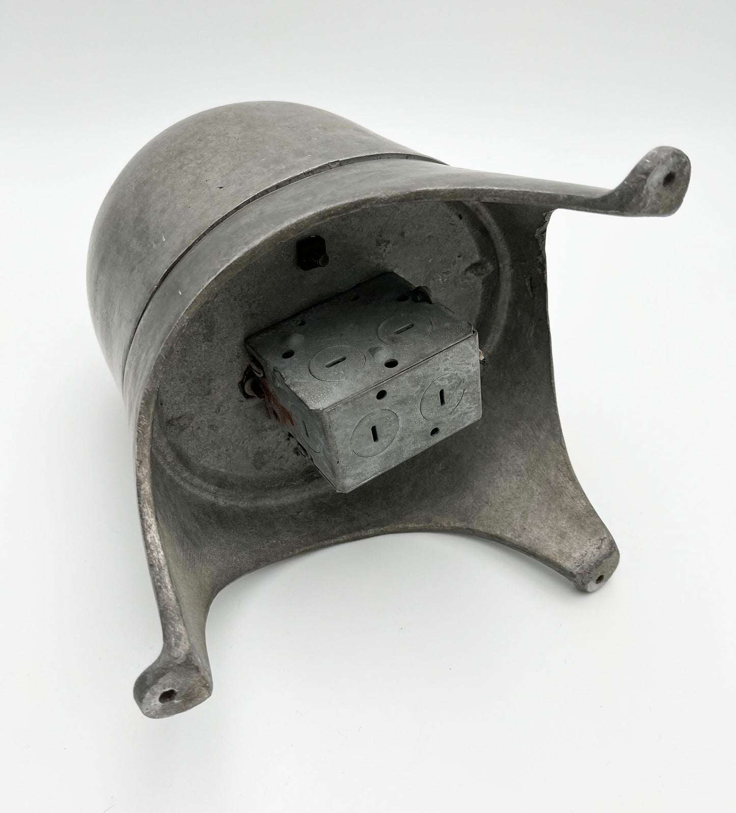 Vtg Millinery Aluminum Hat Stretcher Block Head Style Form Display