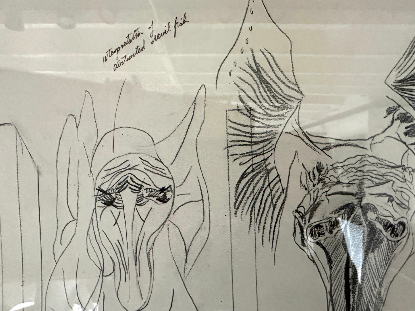 Mark Prent Drawing: Possibility for Double Flaxhandle 1990