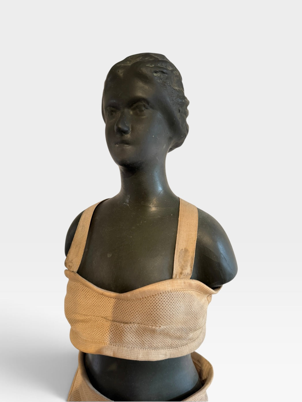 1920s Art Deco Papier-Mâché Figure for Orthopedic Containment Belts