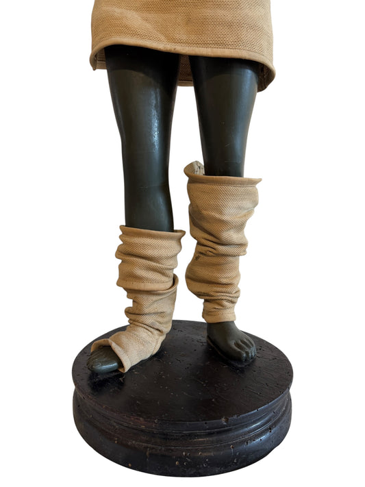 1920s Art Deco Papier-Mâché Figure for Orthopedic Containment Belts
