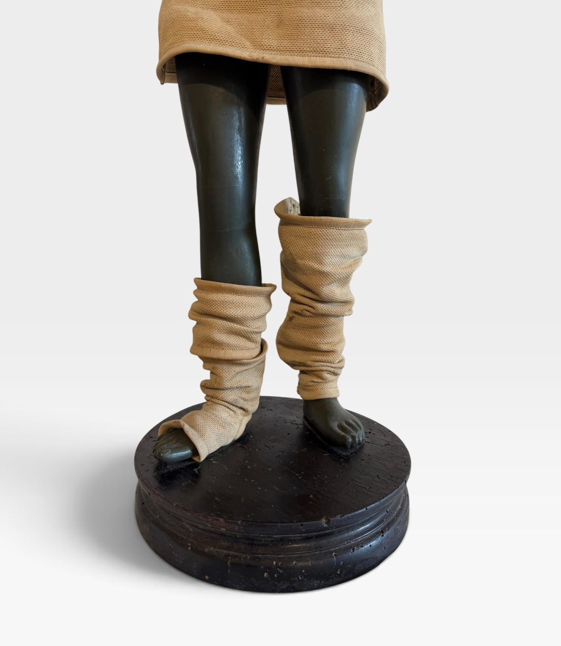 1920s Art Deco Papier-Mâché Figure for Orthopedic Containment Belts