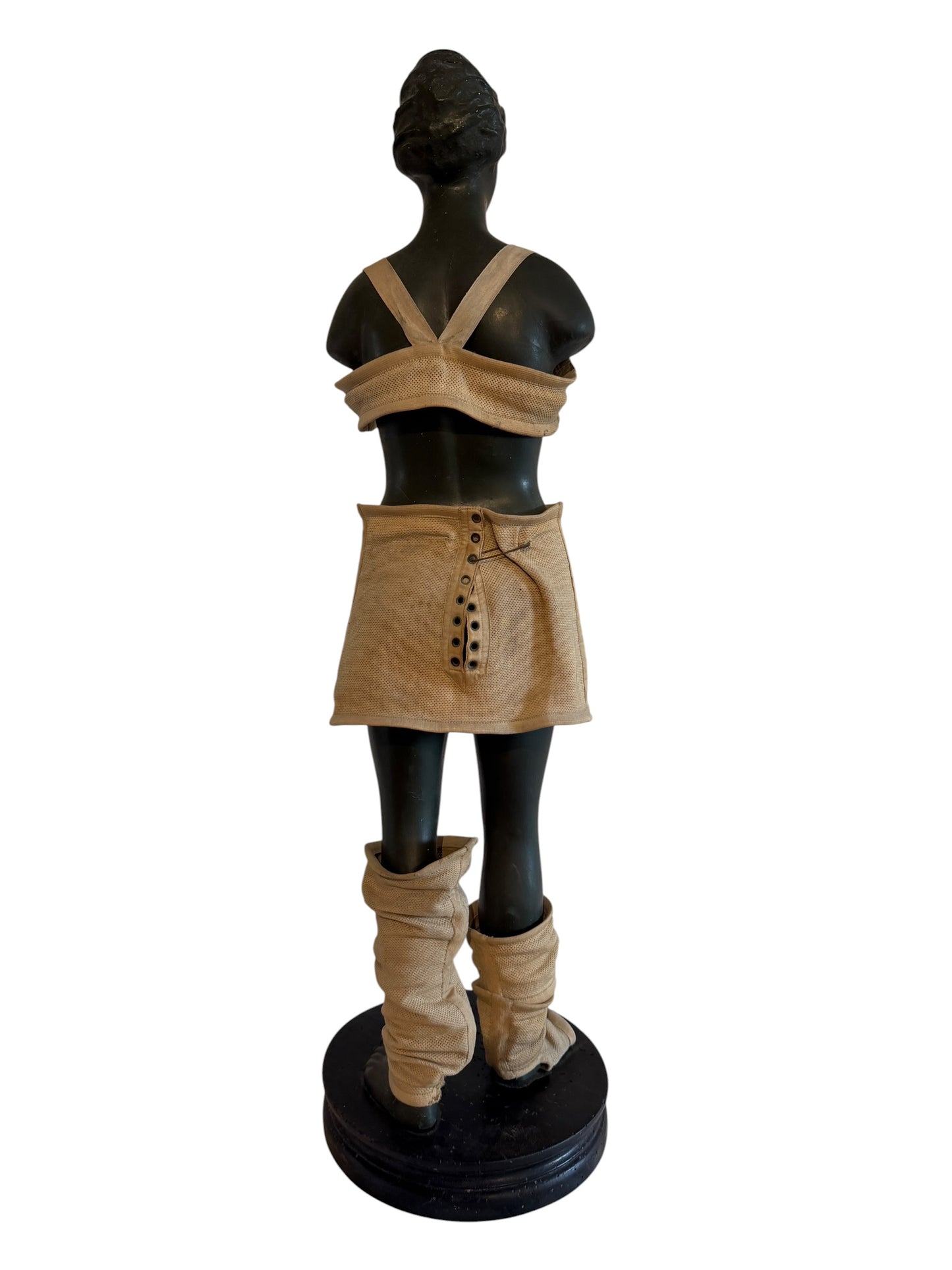 1920s Art Deco Papier-Mâché Figure for Orthopedic Containment Belts