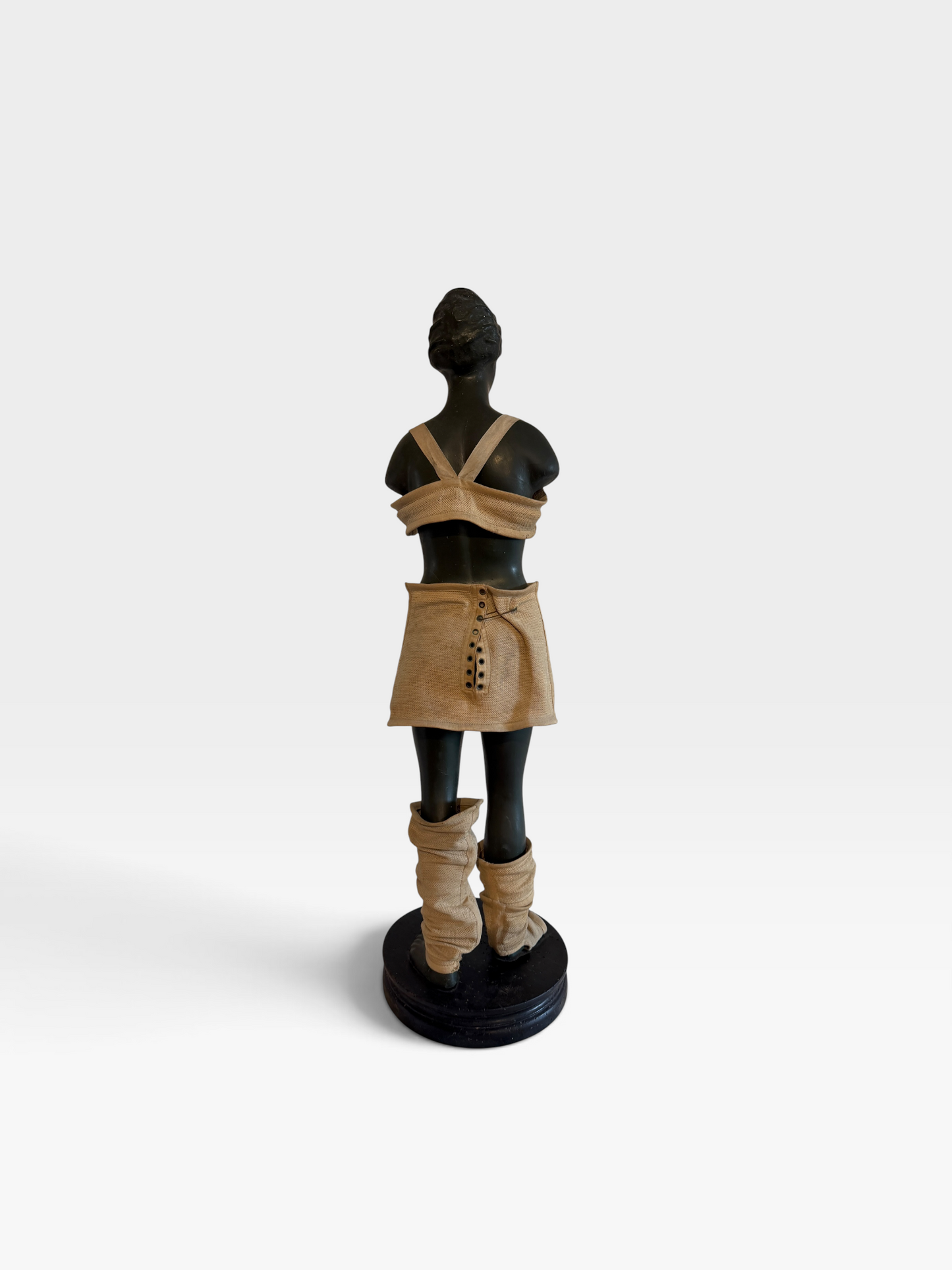1920s Art Deco Papier-Mâché Figure for Orthopedic Containment Belts