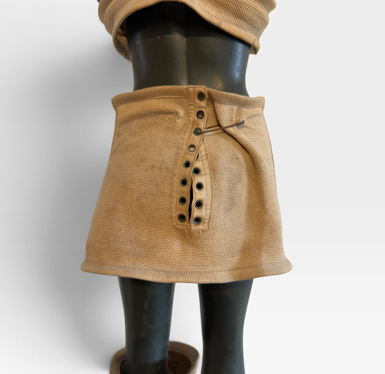 1920s Art Deco Papier-Mâché Figure for Orthopedic Containment Belts