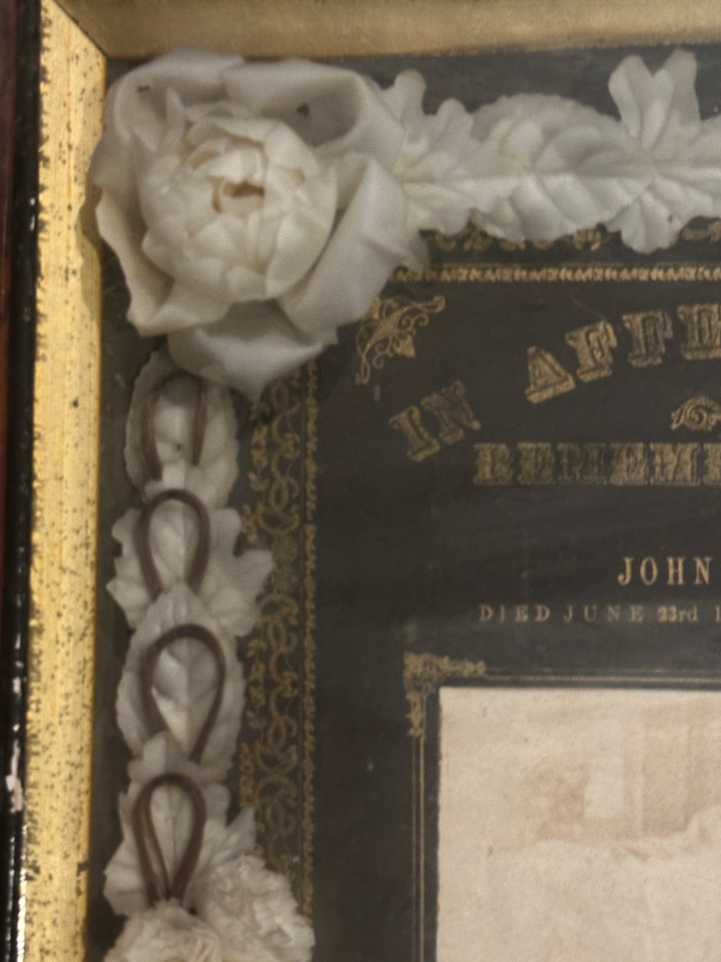 Victorian Momento Mori Shadow Box