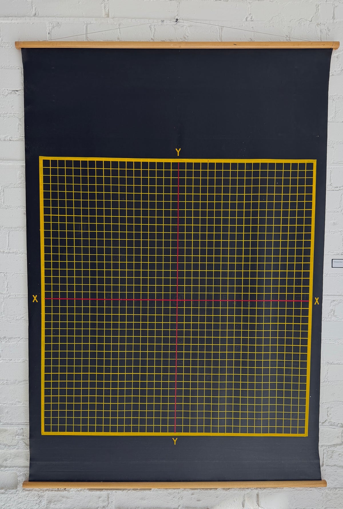 X Y Vintage School Chart