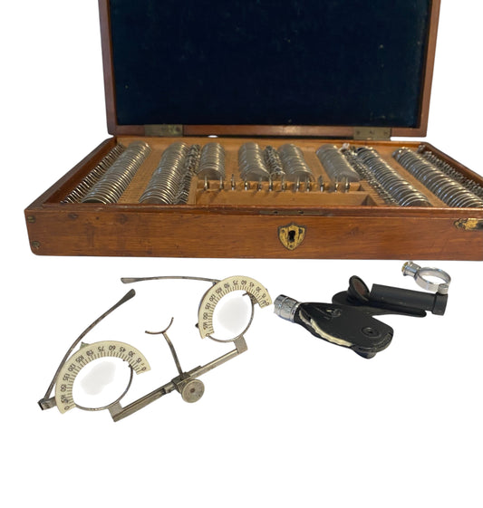 Antique Optical Optometrists Test Lens Set